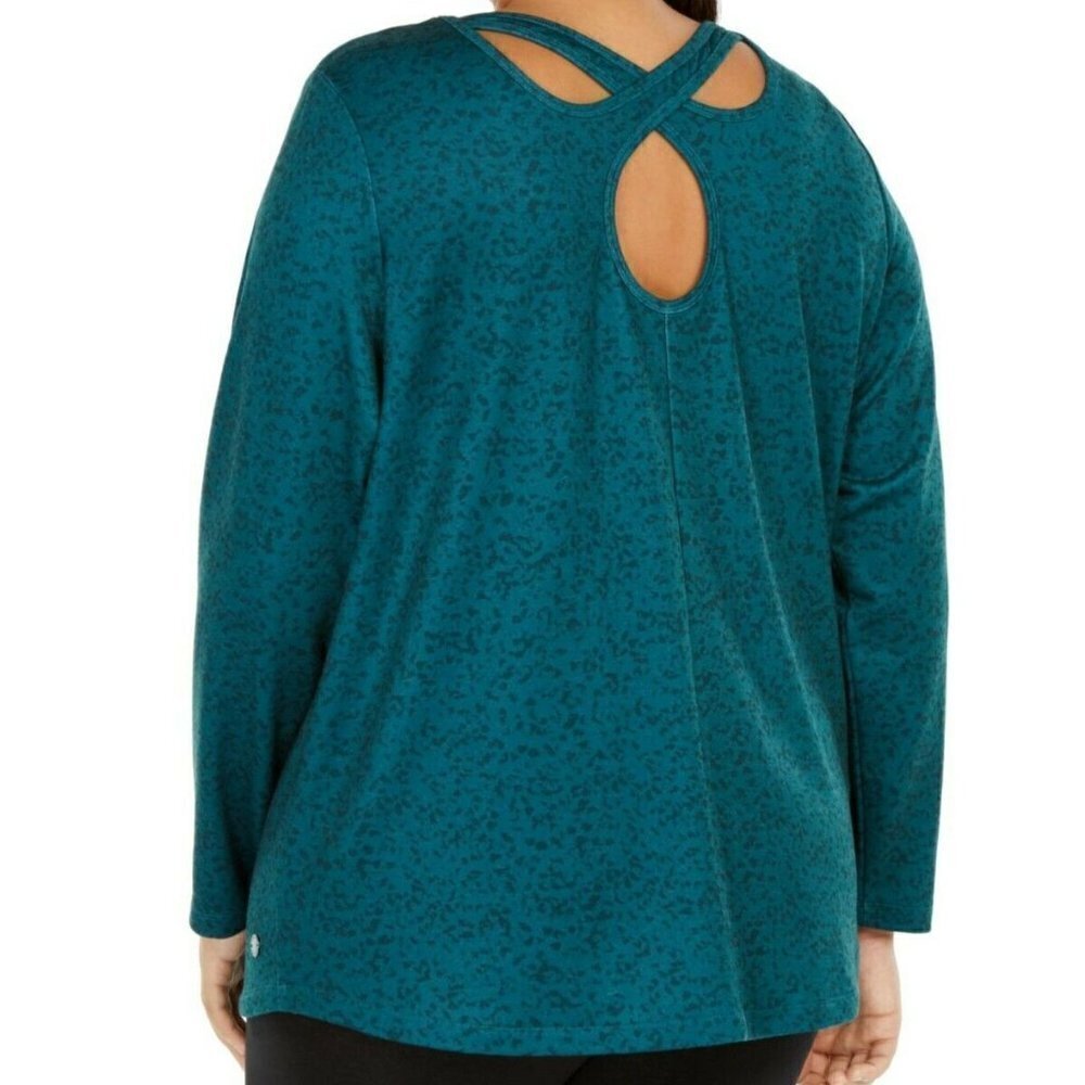NWT Ideology Gratitude Long Sleeve Top, Size XXL